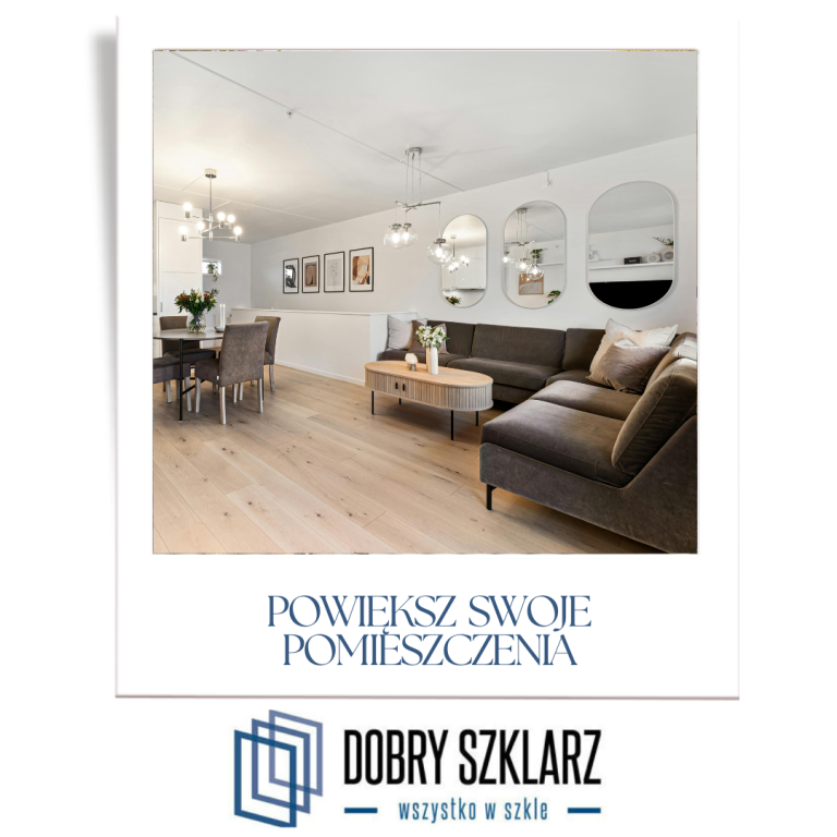 Powiększenie powierzchni za pomocą dużych luster – sposób na optyczne powiększenie wnętrza